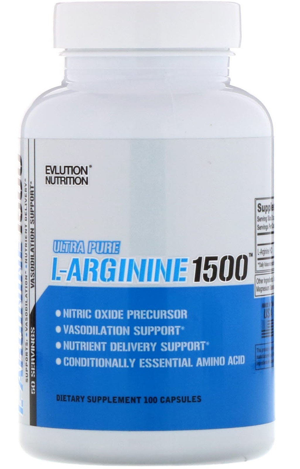 EVLution Nutrition L-Arginine 1500 kapsulės