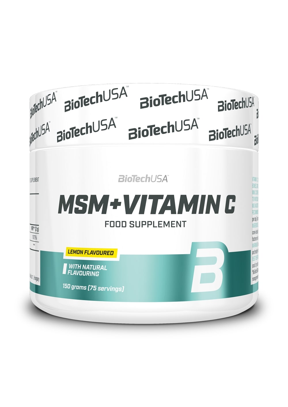 BioTechUSA MSM + Vitamin C, Lemon - 150 gramų
