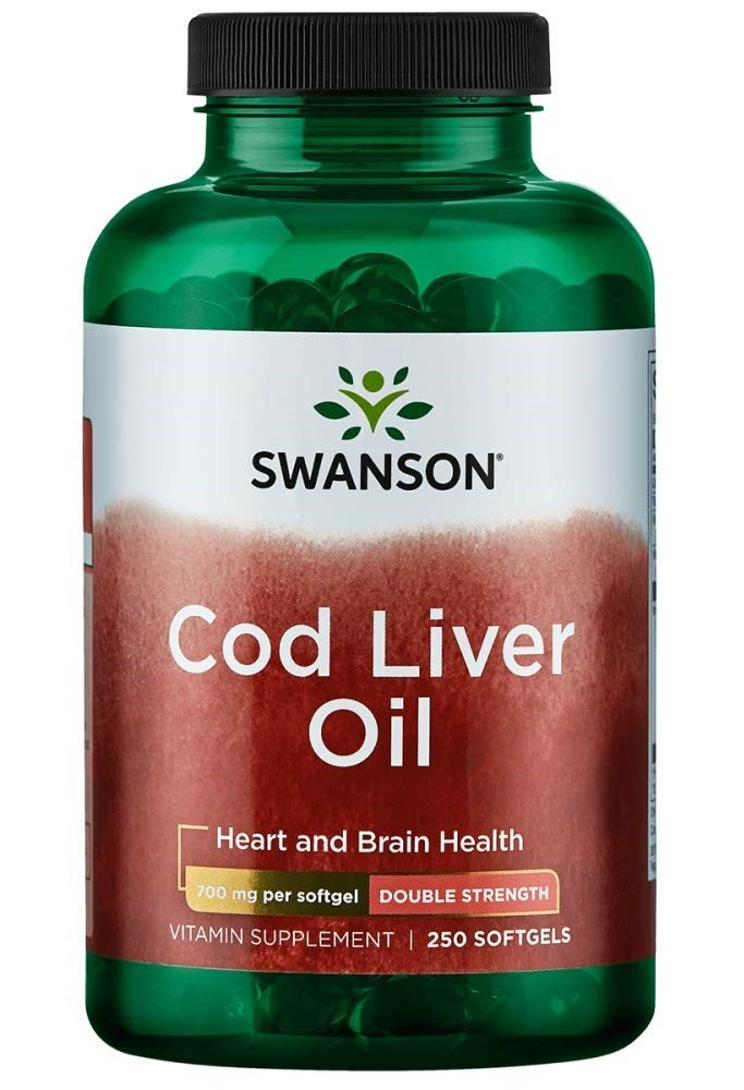Swanson žuvų taukų kapsulės, omega-3, EFA, kepenų sveikata