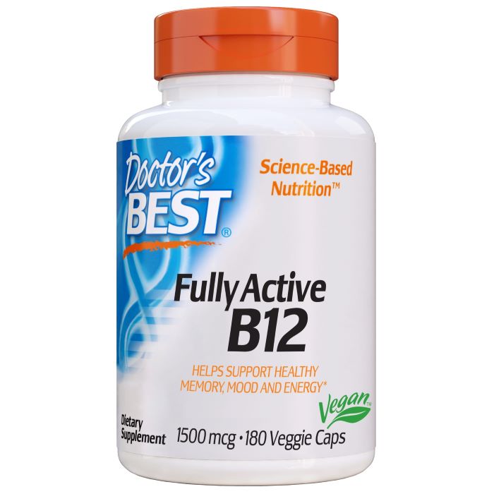 Doctor's Best B12 vitaminas kapsulės