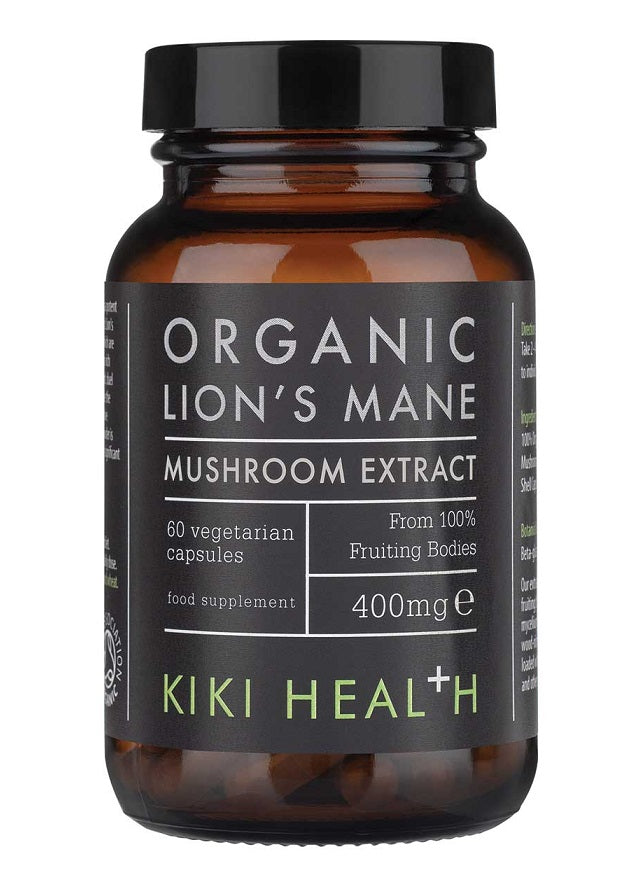KIKI Health Lion's Mane's Extract, 400mg - 60 kapsulių