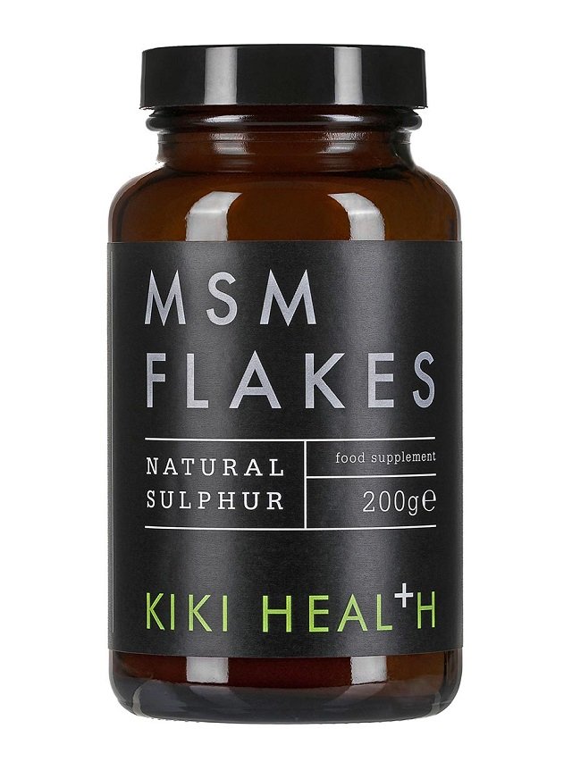 KIKI Health MSM Flakes, Powder - 200 gramų