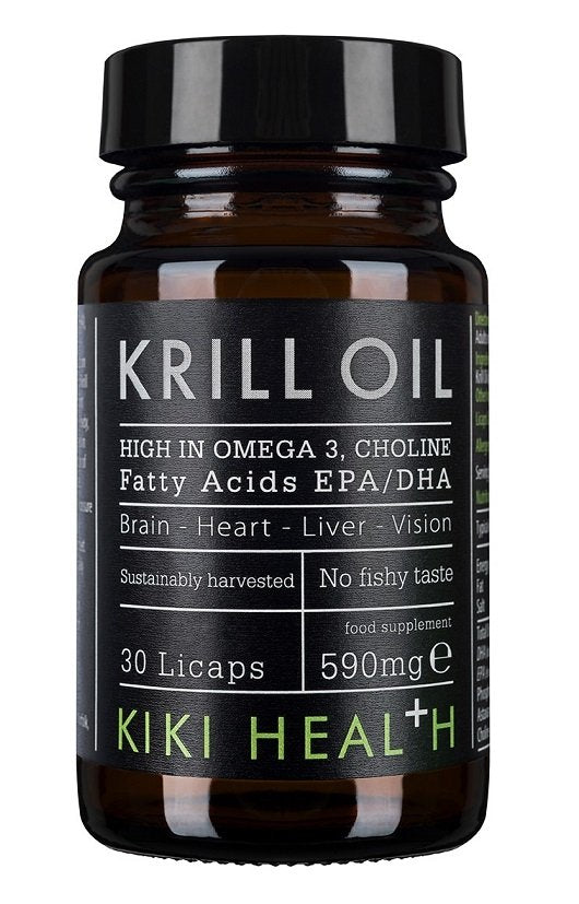 KIKI Health Krill Oil, 590mg - 30 Licaps maisto papildas