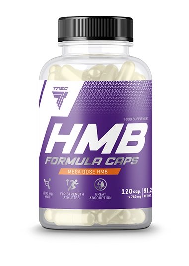 Trec Nutrition HMB Formula Caps - 120 kapsulių, sporto papildas
