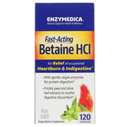 Enzymedica Betaine HCl - 120 kapsulių