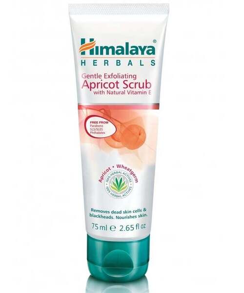 Himalaya švelnus abrikosų šveitiklis 75 ml odos priežiūrai