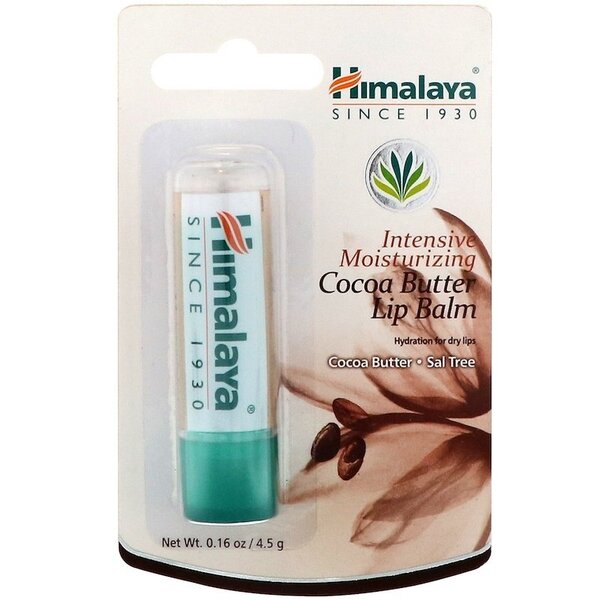 Himalaya lūpų balzamas su kakavos sviestu, 4.5 g