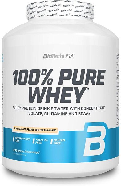 BioTechUSA 100% Pure Whey, Chocolate Peanut Butter - 2270 gramų