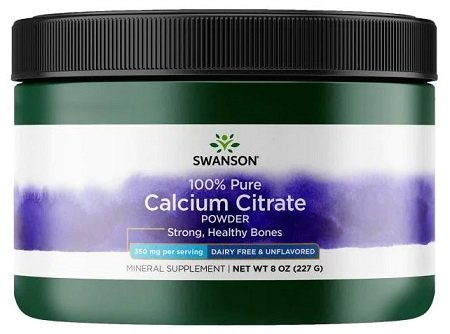 Kalcis milteliai, Swanson, be pieno, 227 g