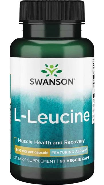 Swanson AjiPure L-Leucine kapsulės