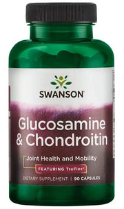 Swanson Glucosamine & Chondroitin - 90 kapsulių, sanarių sveikatai