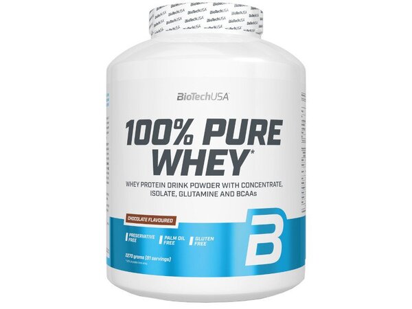 BioTechUSA 100% Pure Whey, Chocolate - 2270 gramų