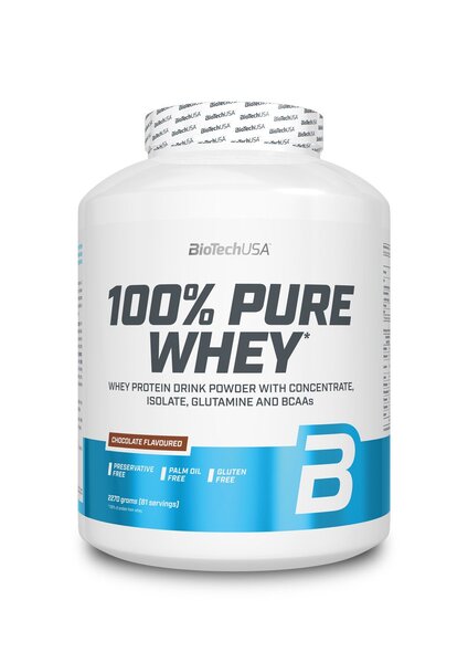 BioTechUSA 100% Pure Whey, Banana - 2270 gramų