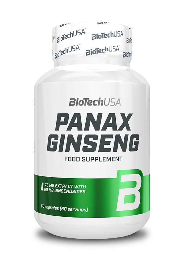 BioTechUSA Panax Ginseng - 60 kapsulių