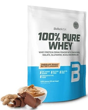 BioTechUSA 100% Pure Whey, Chocolate Peanut Butter - 1000 gramų