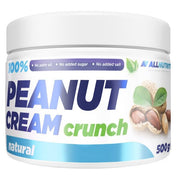 Allnutrition 100% Peanut Cream, Crunch - 500 gramų