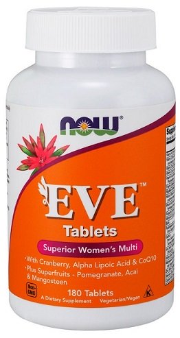 NOW Foods Eve moterims maisto papildas 180 tablečių