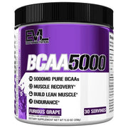 EVLution Nutrition BCAA 5000, Furious Grape - 258g sporto papildas