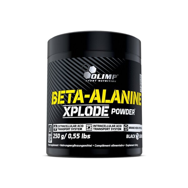 Olimp Beta Alanine Xplode, apelsinų skonio, sporto papildas, 250 g