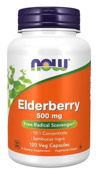 Elderberry maisto papildo kapsulės