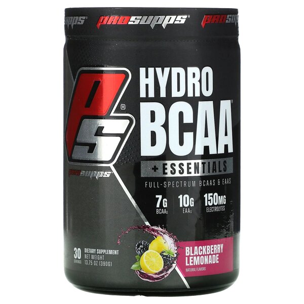 ProSupps HydroBCAA + Essentials, Blackberry Lemonade - 390 g maisto papildas