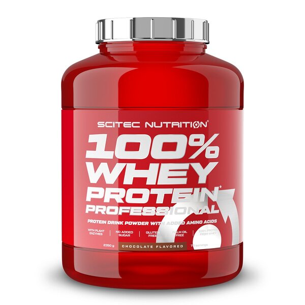 SciTec 100% Whey Protein Professional, Vanilės skonis, 2350 g