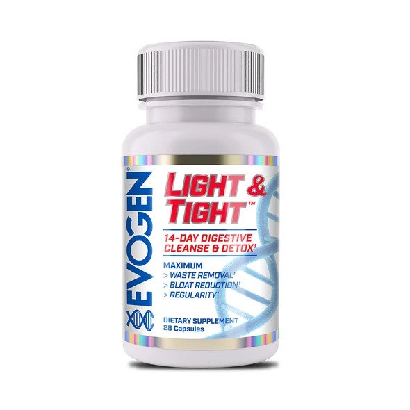Evogen Light & Tight - 28 kapsulių, maisto papildas, lieknėjimui