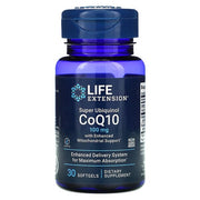Life Extension Super Ubiquinol CoQ10 100mg, 30 kapsulių, maisto papildas