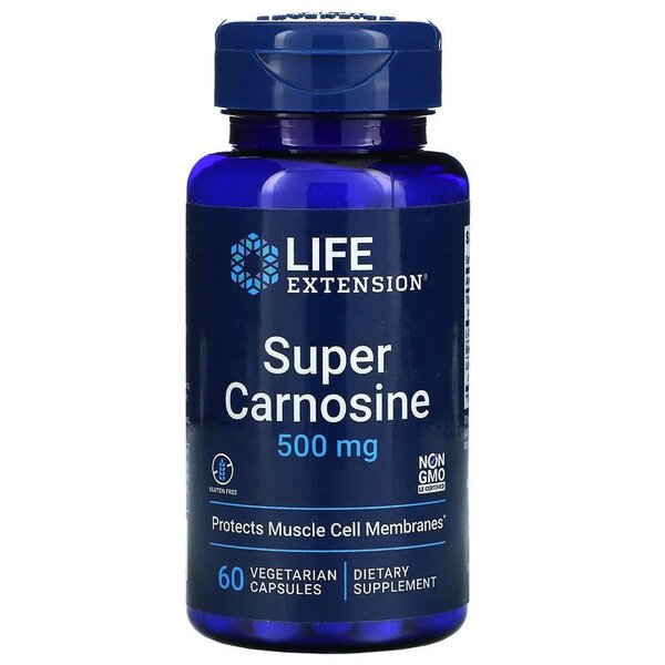 Life Extension Super Carnosine 500mg kapsulės