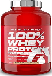 SciTec 100% Whey Protein Professional, Peanut Butter - 2350 g, baltymų papildas