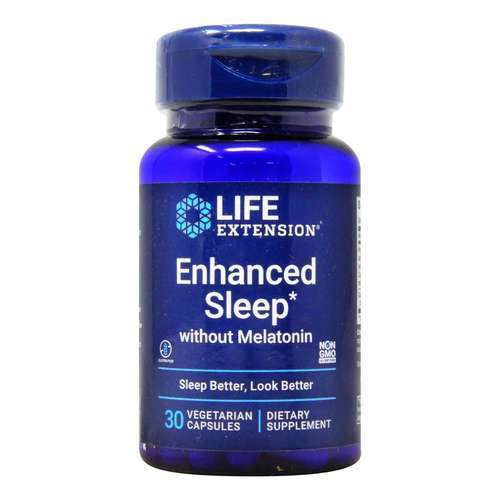 Life Extension Enhanced Sleep without Melatonin - 30 kapsulių