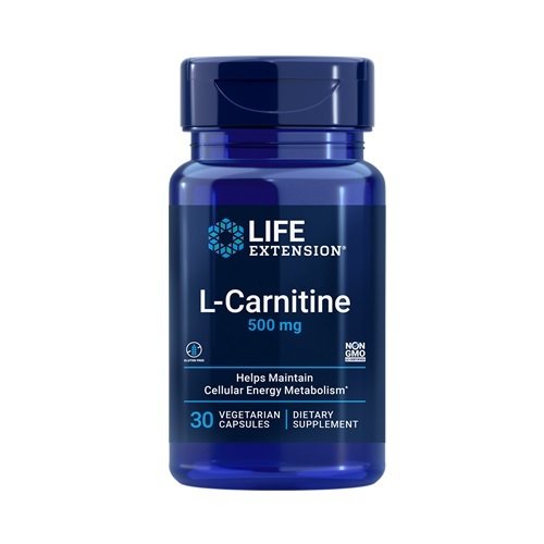 L-Carnitine kapsulės, 500mg, maisto papildas