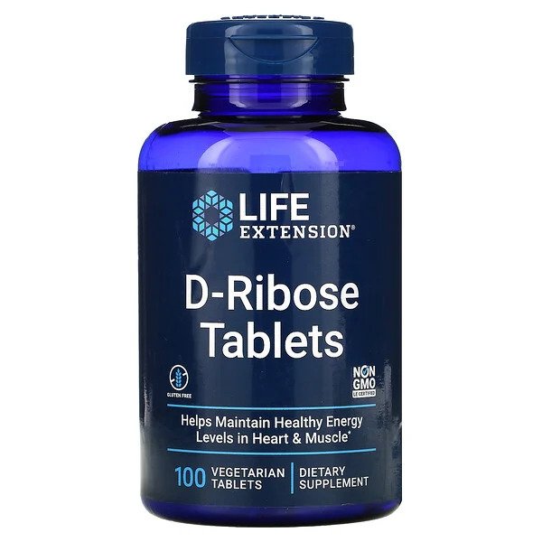 D-Ribose tablečių pakuotė