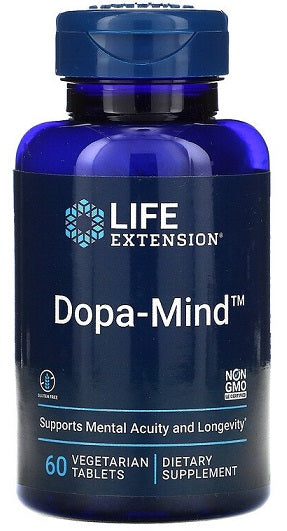 Life Extension Dopa-Mind - 60 tablečių