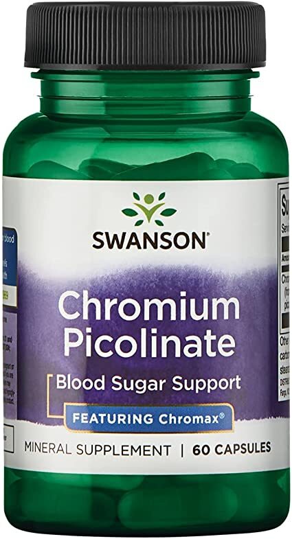 Swanson Chromium Picolinate Featuring Chromax, 200mcg - 60 kapsulių
