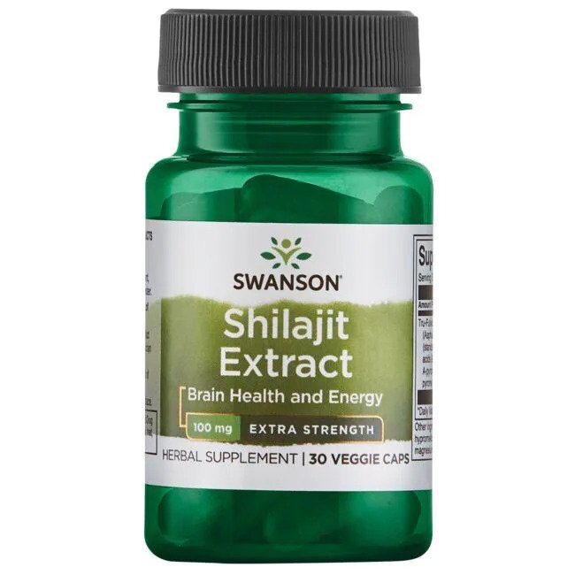 Swanson Shilajit ekstraktas, 100mg, 30 kapsulių
