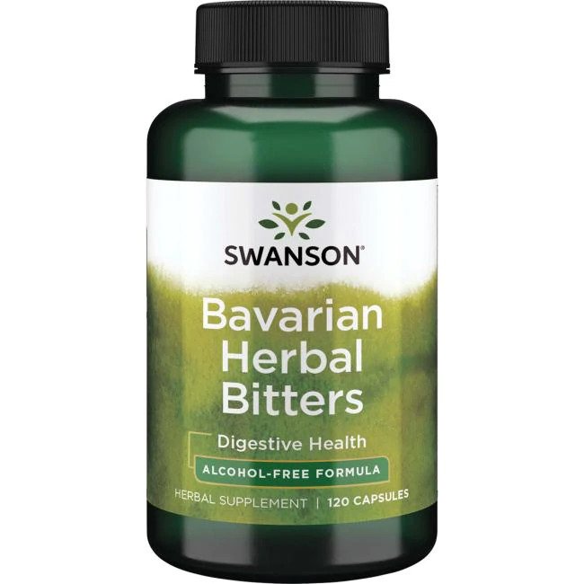 Swanson Bavarian Herbal Bitters kapsulės