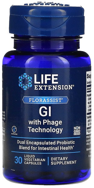 Life Extension Florassist GI skystos kapsulės