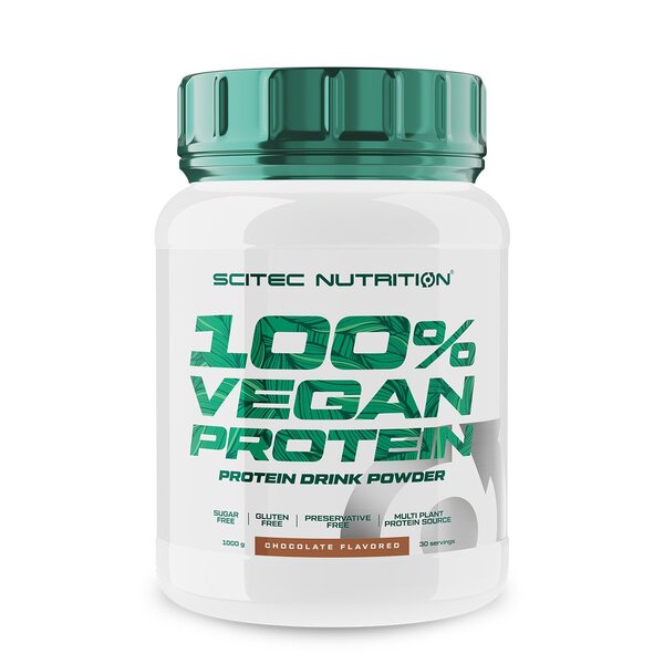 SciTec 100% Vegan Protein, Hazelnut Walnut - 1000 gramų