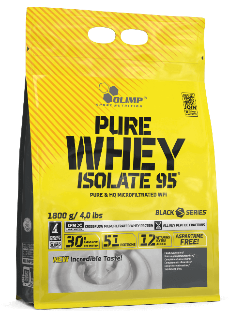 Olimp Nutrition Pure Whey Isolate 95, Vanilės ledų baltymų milteliai