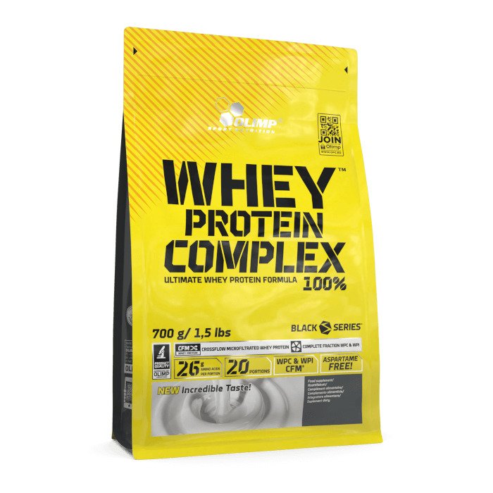 Olimp Whey Protein Complex 100% juodos spalvos pakuotė