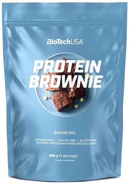BioTechUSA Protein Brownie - 600 g maisto papildas