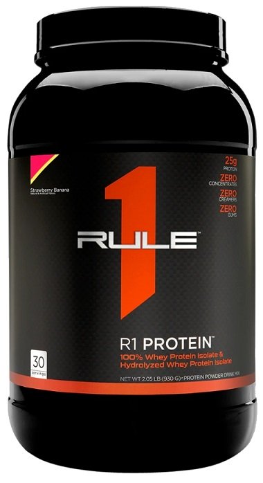 Maisto papildas Rule One R1 Protein, Strawberry Banana, 930 g