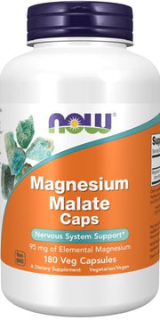 NOW Foods Magnio Malato Kapsulės, sveikata ir gerovė