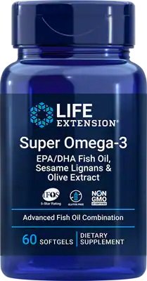 Maisto papildas Life Extension Super Omega-3 kapsulės