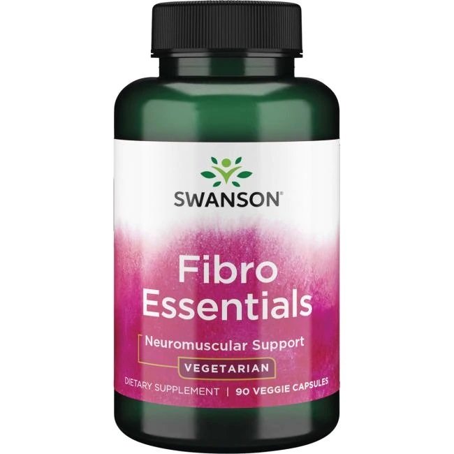 Swanson Fibro Essentials - 90 kapsulių, vegetariškas maisto papildas sveikatai