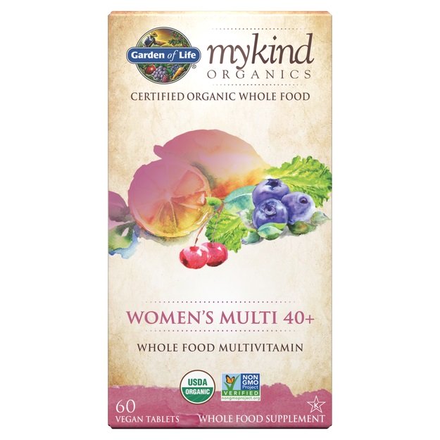 Veganų multivitaminų tabletės moterims 40+