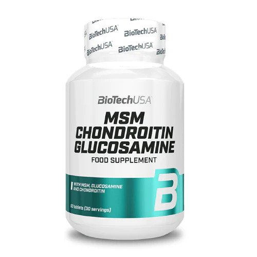 BioTechUSA MSM Chondroitin Glucosamine - 60 tablečių