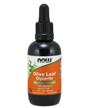 NOW Foods Olive Leaf Glycerite - 59 ml. maisto papildas