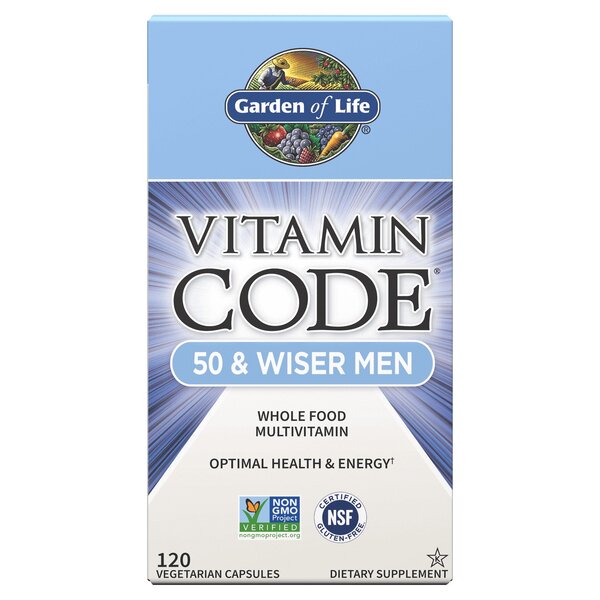 Vitaminų papildas Garden of Life Vitamin Code 50 & Wiser Men